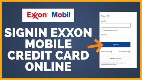 exxon smart credit card|exxon login.